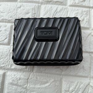 TUMI for DELTA Amenity Travel Kit Hard Case Dark Gray  (Empty)